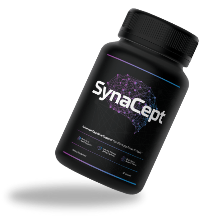 Synacept Cognitive Health and Memory Support Supplement Bottle